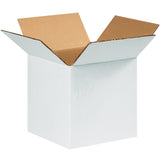 9 x 9 x 9 White Corrugated Boxes 32 ECT